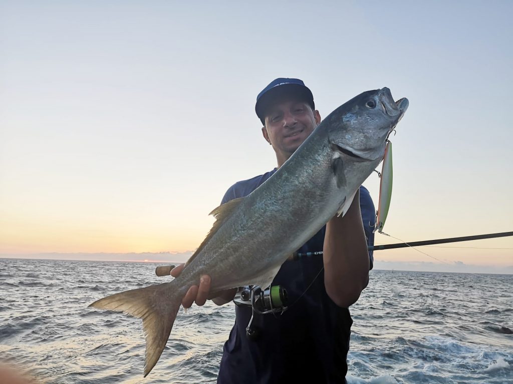 Pesca A Spinning In Mare Al Pesce Serra Planetspin